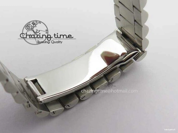 1:1 Bracelet Day-Date Dial Ice Noob Edition A3255 40mm SS on 228206 SS Textured Blue Best 0405